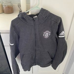 Grey Manchester United zip up jacket